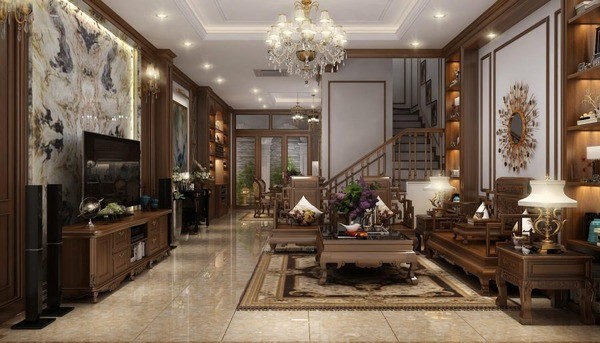 Tư vấn nội thất bày trí bàn ghế gỗ phòng khách sao cho sang trọng phần 2 02