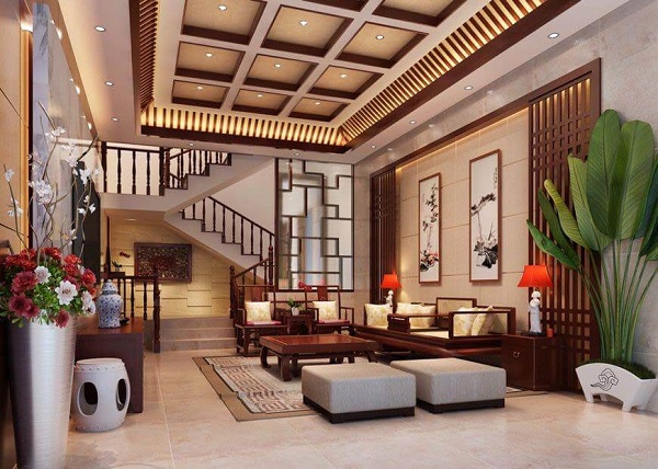 Tư vấn nội thất bày trí bàn ghế gỗ phòng khách sao cho sang trọng phần 2 03